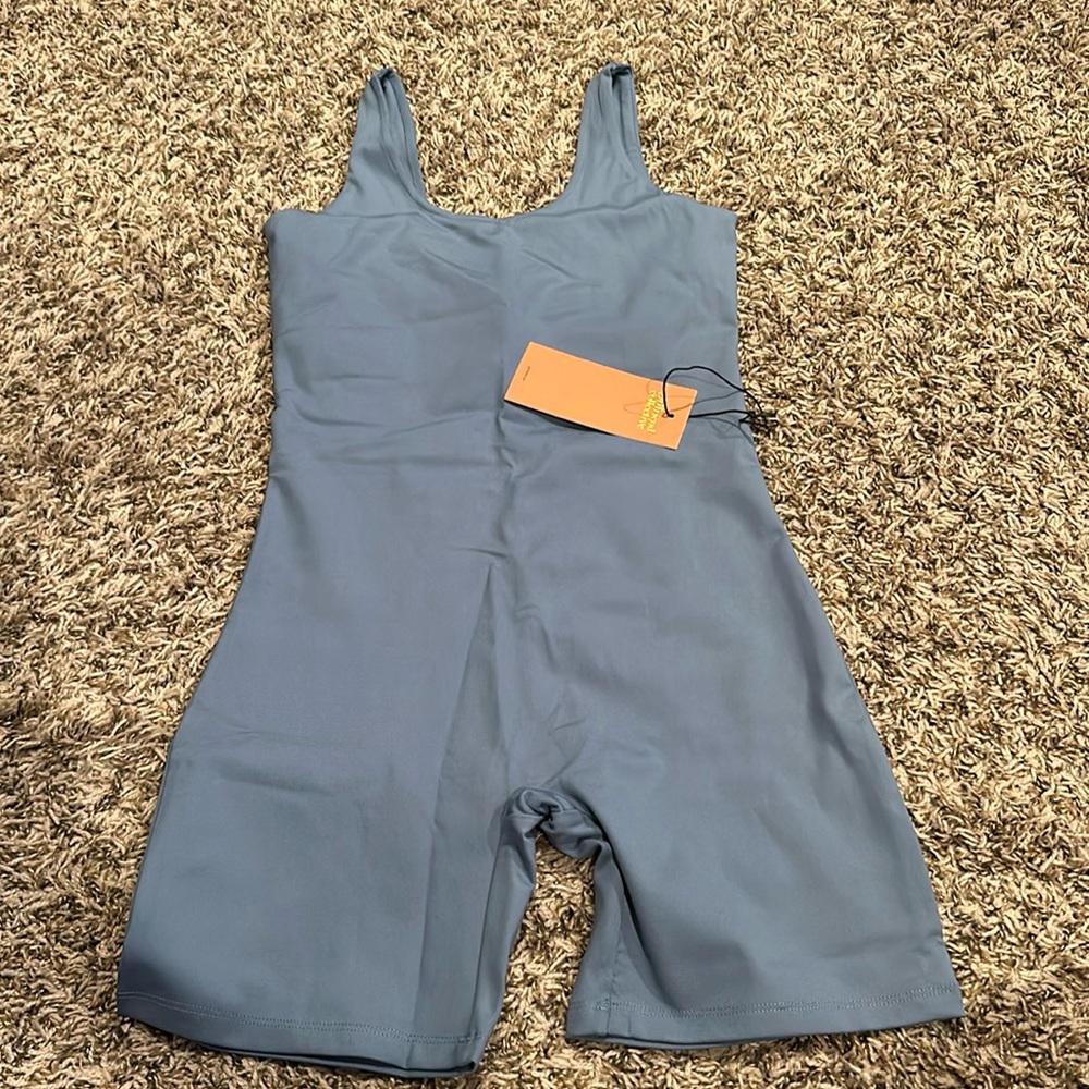 NWT Girlfriend Collective Monarch Unitard Medium